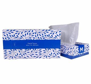 Facial Tissues - White, 2 Ply, 100 Sheets - Matthews