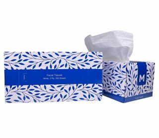 Facial Tissues - White, 2 Ply, 200 Sheets  - Matthews