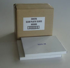 Plastic Gloves Clear HDPE SMALL - Coastal