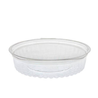 Sho-Bowl 550ml/20oz Flat Lid - Unipak