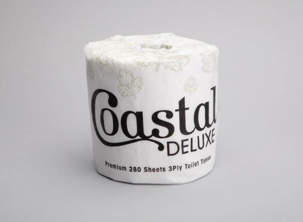 Toilet Rolls 3ply 280sh - Coastal brand