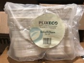 Clam Tray Small Sugarcane PlixEco