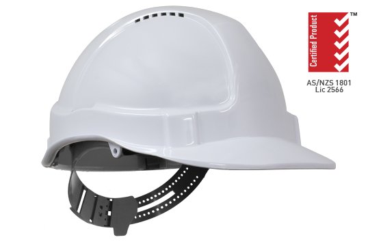 TUFF-NUT' Vented PinLock Hard Hat, WHITE - Esko