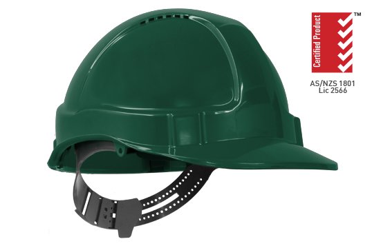 TUFF-NUT' Vented PinLock Hard Hat, GREEN - Esko