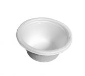 Bowl Sugar Cane 50ml, 6.3x3cm high, Carton 2000 - Vegware