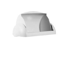 Wall Mount Bin 23L Sanitary Lid - White, Sanitary Design - Matthews