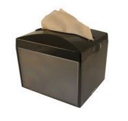 Dispenser black plastic for Serviette 1-ply 27 x 21cm folded in 1/4 - Free with 18 sleeve purchase - Vegware