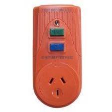 FILTA RESIDUAL CURRENT DEVICE WITH SOCKET - ORANGE - Filta