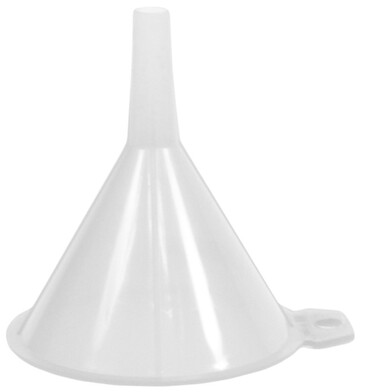 Plastic Funnel - White, 216mm Length - Matthews