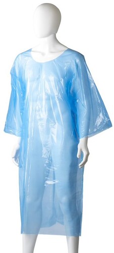 Polyethylene Splash Jacket - Blue, 800mm x 1300mm x 30mu        - Matthews