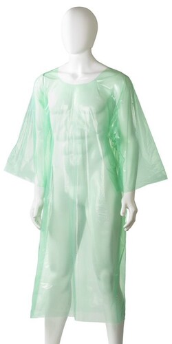 Polyethylene Splash Jacket - Green, 800mm x 1300mm x 30mu     - Matthews