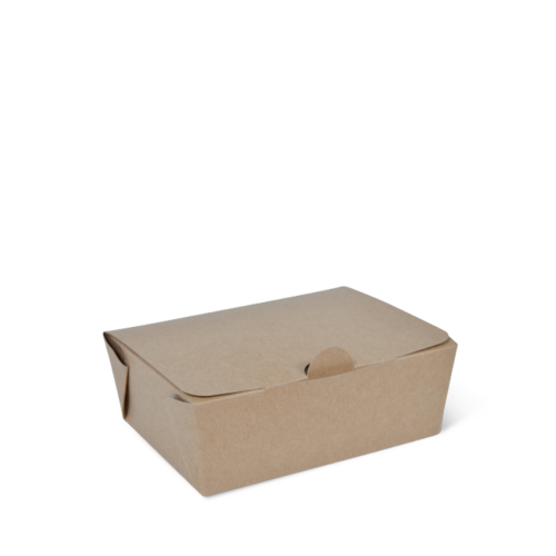 Small Takeaway Box (600ml) Brown 125 X 95 X 49 - Detpak