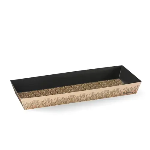 Long BioBoard Sushi Tray - Biopak