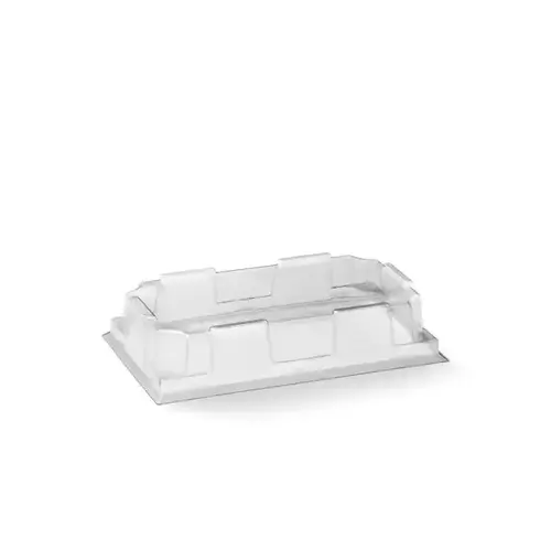 Lid for Extra Small BioBoard Sushi Tray PET - Biopak